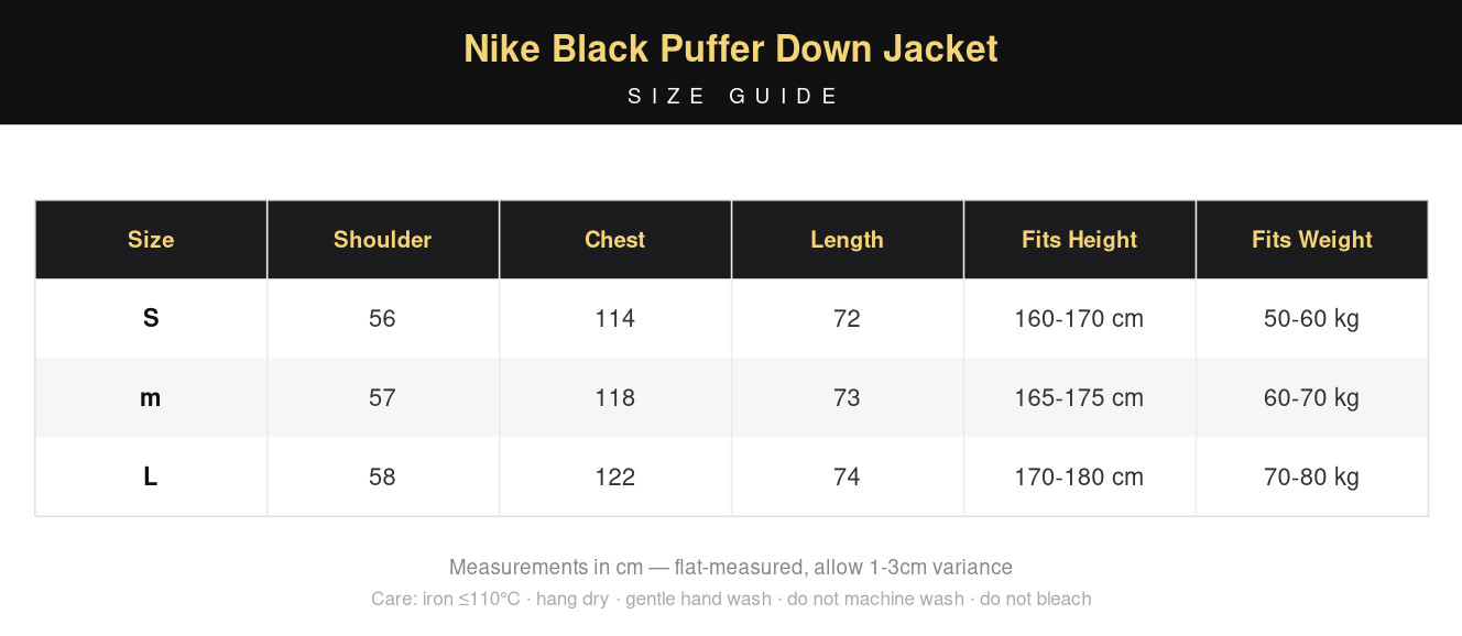 Nike Black Puffer Down Jacket view 17