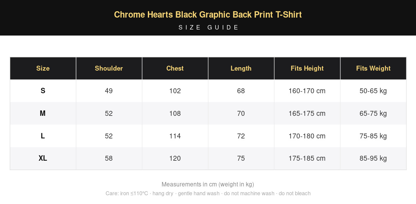 Chrome Hearts Black Graphic Back Print T-Shirt view 14