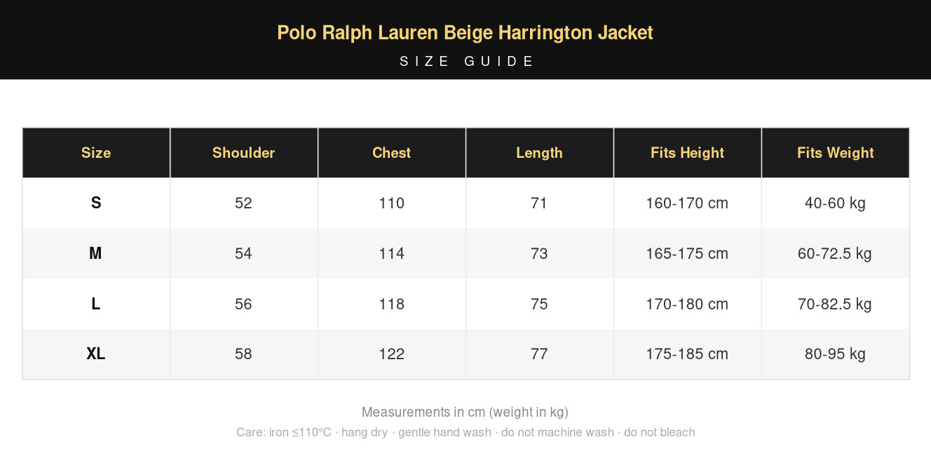 Polo Ralph Lauren Beige Harrington Jacket view 13