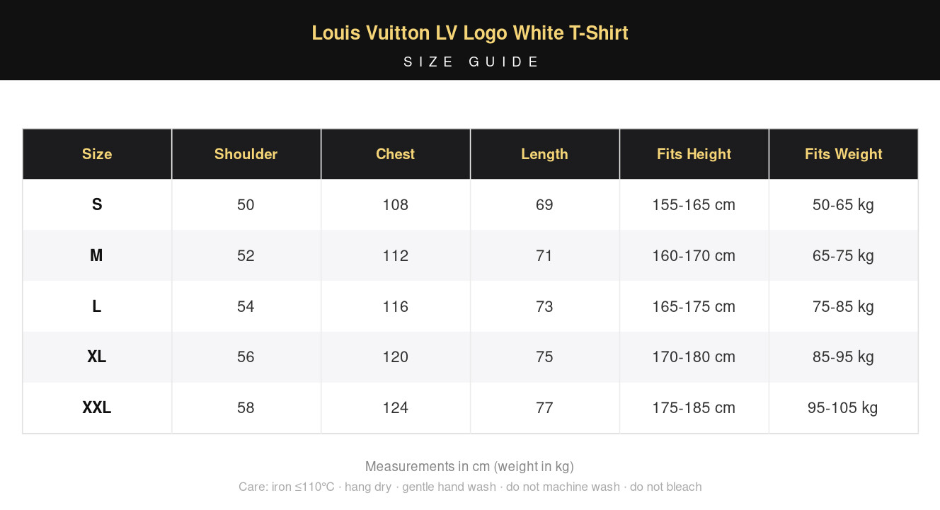 Louis Vuitton LV Logo White T-Shirt view 6