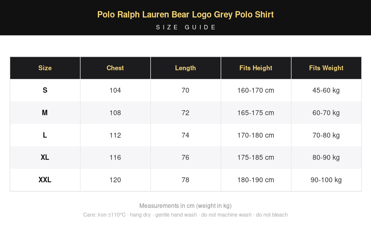 Polo Ralph Lauren Bear Logo Grey Polo Shirt view 9