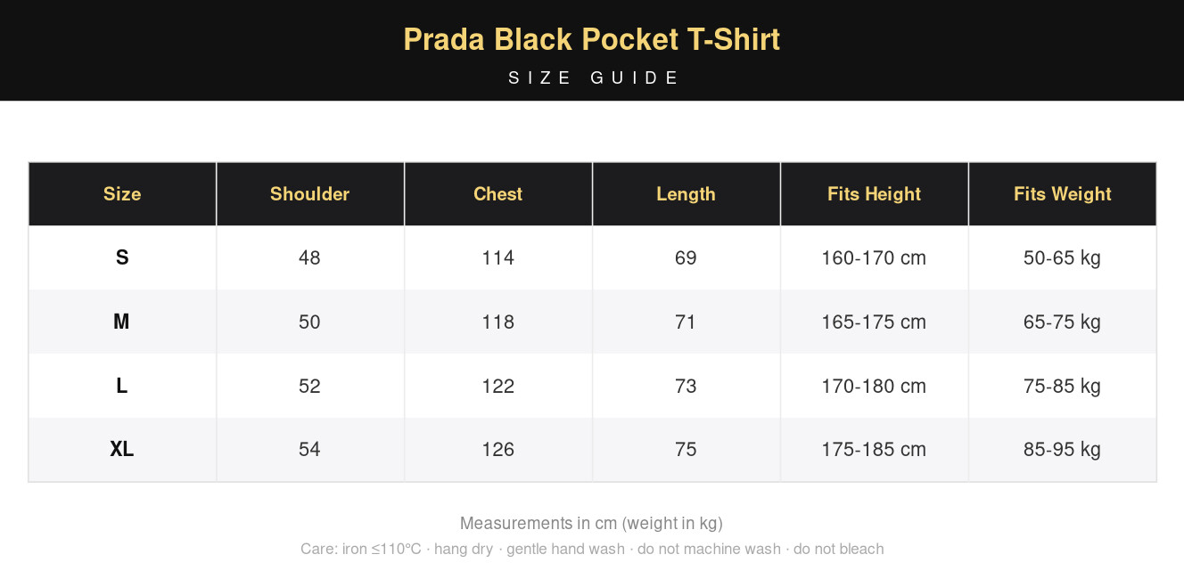 Prada Black Pocket T-Shirt view 11