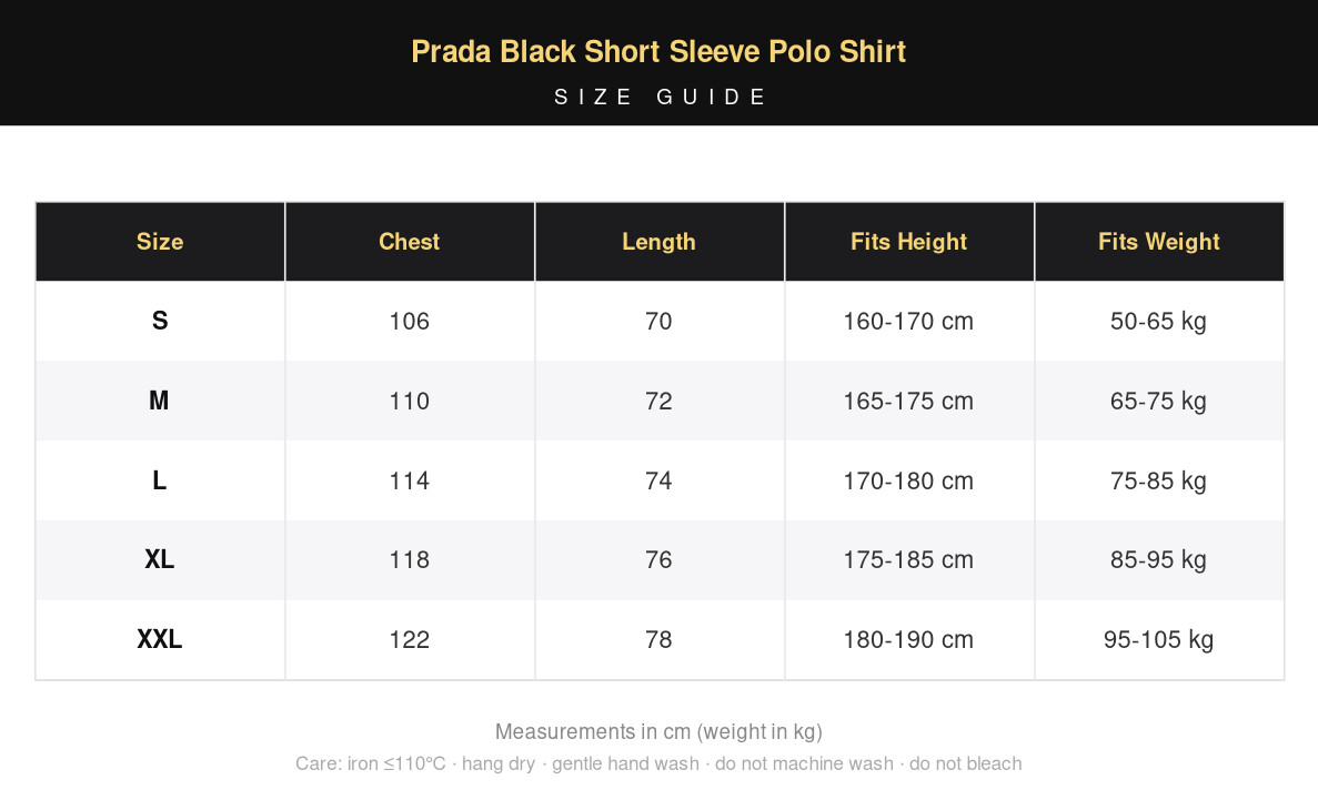 Prada Black Short Sleeve Polo Shirt view 13