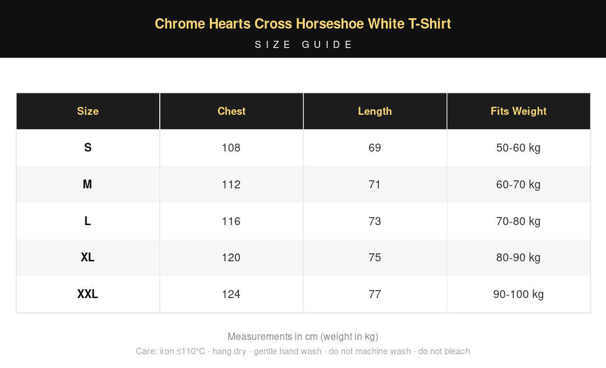 Chrome Hearts Cross Horseshoe White T-Shirt view 14
