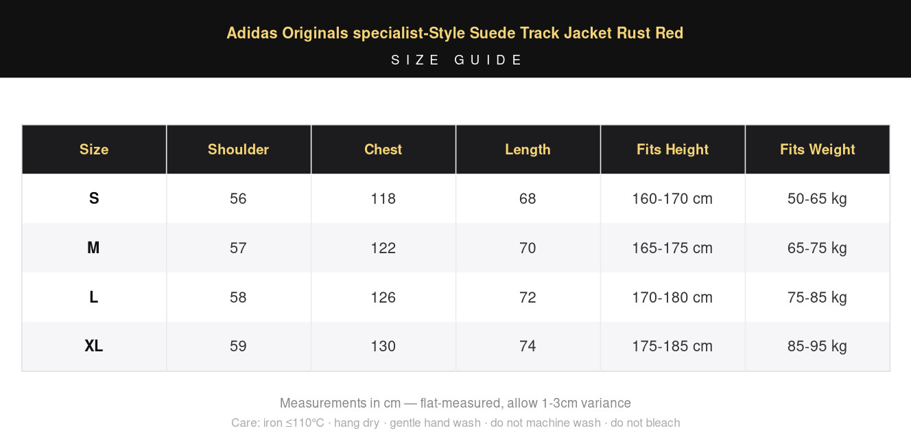 Adidas Originals specialist-Style Suede Track Jacket Rust Red view 15