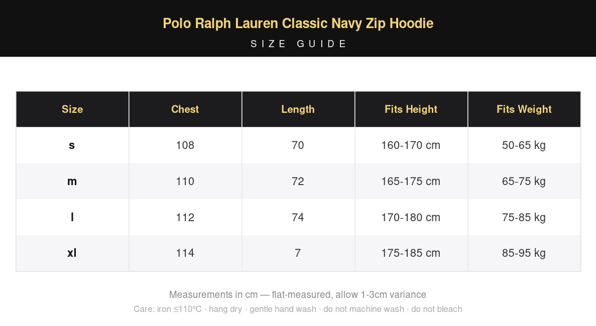 Polo Ralph Lauren Classic Navy Zip Hoodie view 14