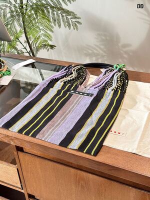 Marni Striped Tote view 7