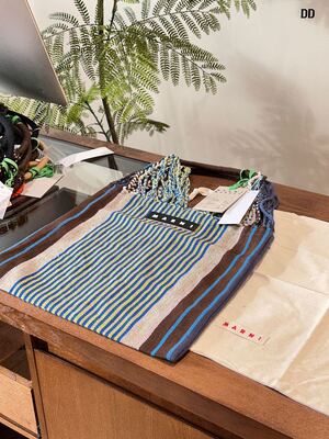 Marni Striped Tote view 8