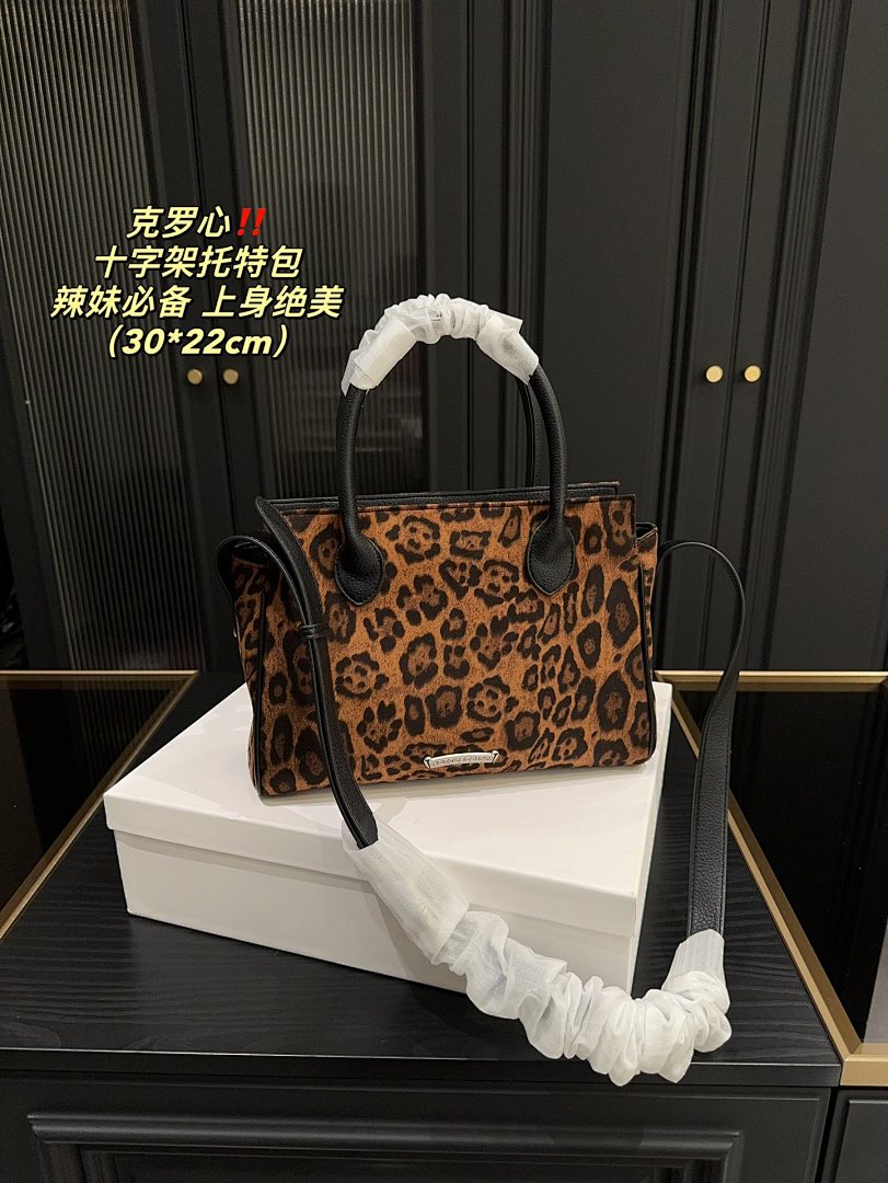 Chrome Hearts Leopard Tote Bag