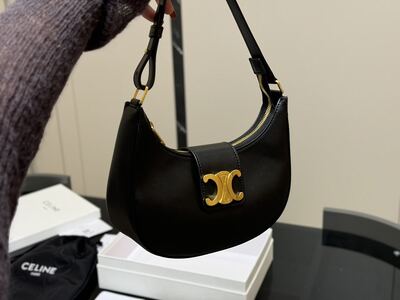 Celine Hobo Shoulder Bag view 1