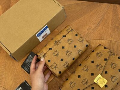 MCM Visetos Shoulder Bag view 3