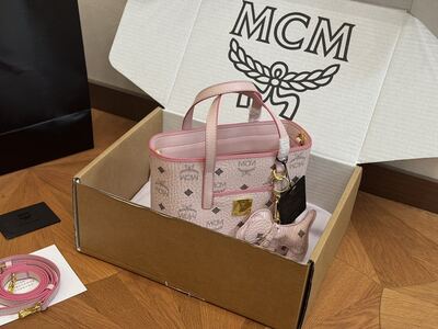 MCM Visetos Tote Bag view 5