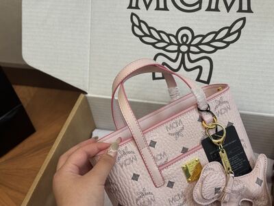 MCM Visetos Tote Bag view 7
