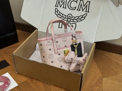 MCM Visetos Tote Bag view 8