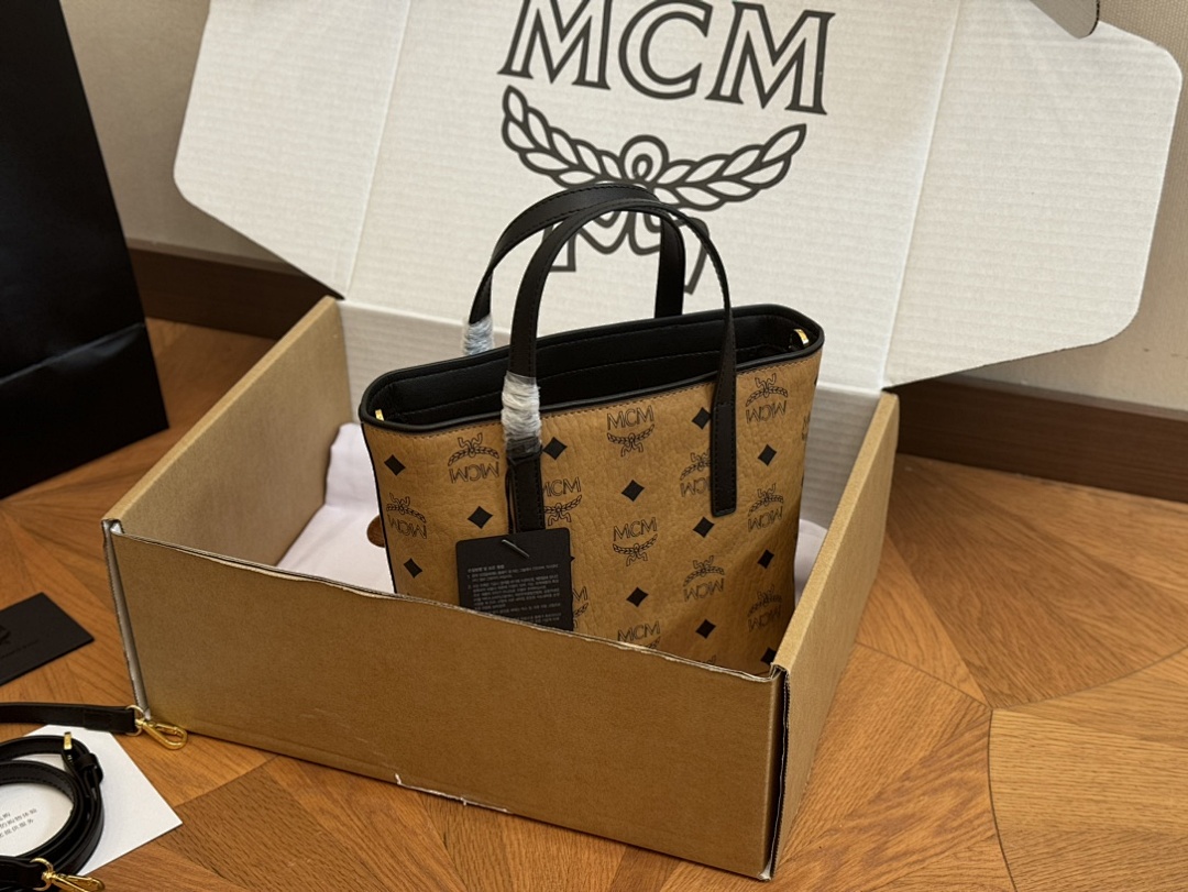 MCM Visetos Tote Bag