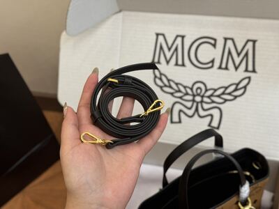 MCM Visetos Tote Bag view 4