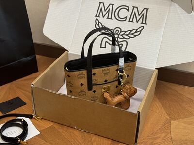 MCM Visetos Tote Bag view 5