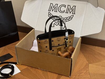 MCM Visetos Tote Bag view 9