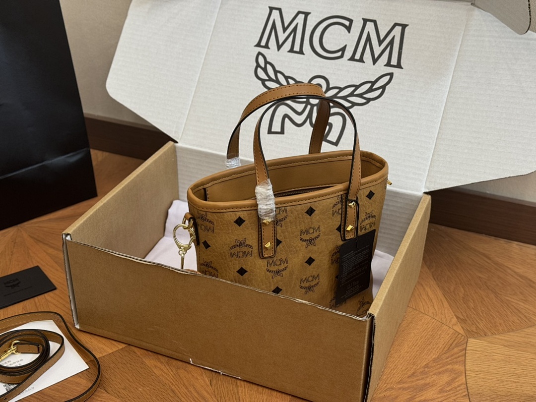 MCM Visetos Tote Bag