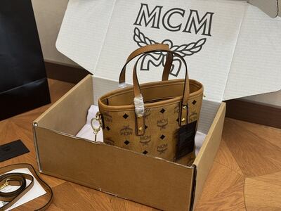 MCM Visetos Tote Bag