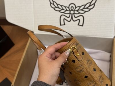 MCM Visetos Tote Bag view 3
