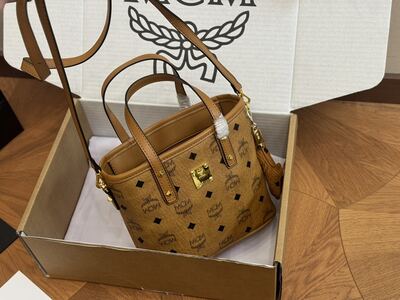 MCM Visetos Tote Bag view 5
