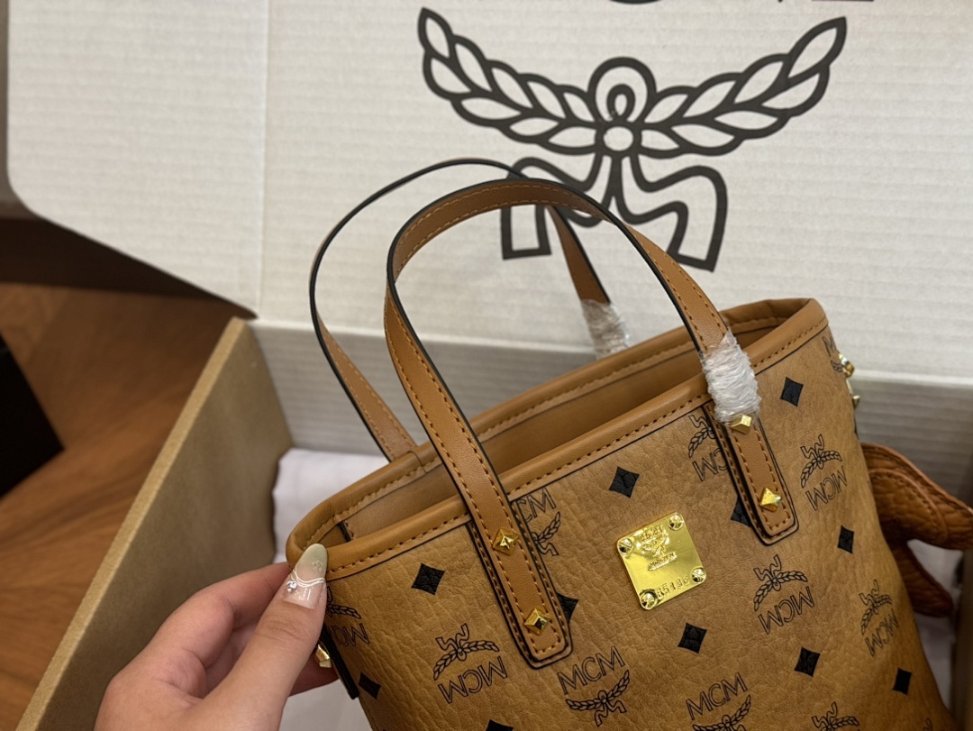 MCM Visetos Tote Bag view