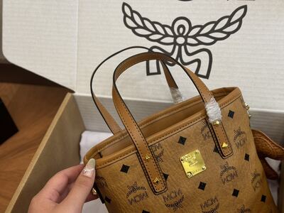 MCM Visetos Tote Bag view 7