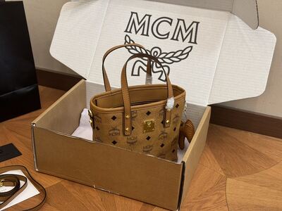MCM Visetos Tote Bag view 9
