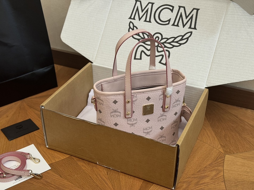 MCM Visetos Tote Bag view