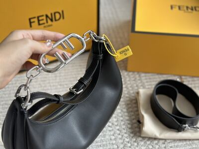 Fendi Crescent Shoulder Bag view 4