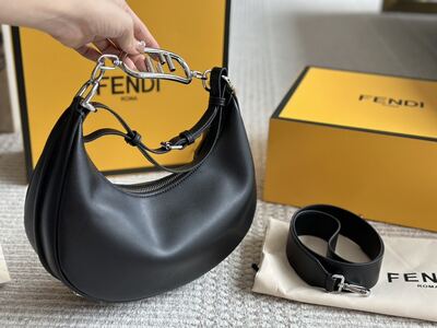 Fendi Crescent Shoulder Bag view 5