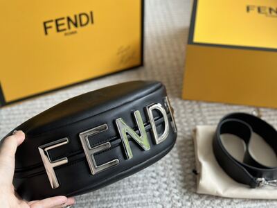 Fendi Crescent Shoulder Bag view 8