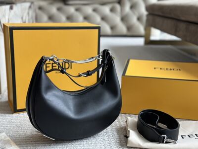 Fendi Crescent Shoulder Bag view 9