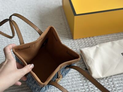 Fendi Pequin Tote Bag view 5