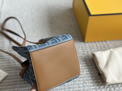 Fendi Pequin Tote Bag view 6