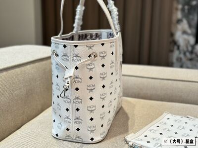 MCM Monogram Tote Bag view 1