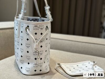 MCM Monogram Bucket Bag view 5