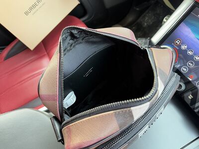 Burberry Check Crossbody Bag view 3