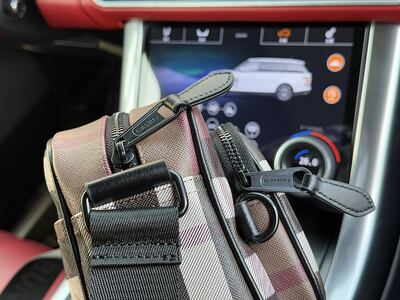 Burberry Check Crossbody Bag view 4