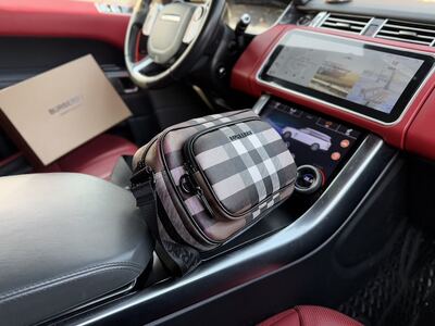 Burberry Check Crossbody Bag view 7