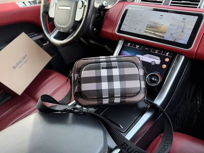 Burberry Check Crossbody Bag view 9