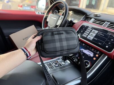 Burberry Check Crossbody Bag view 6