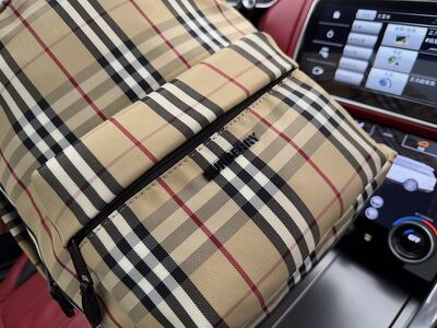 Burberry Check Backpack view 5