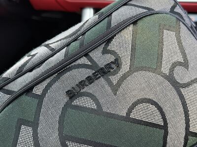 Burberry Check Backpack view 5