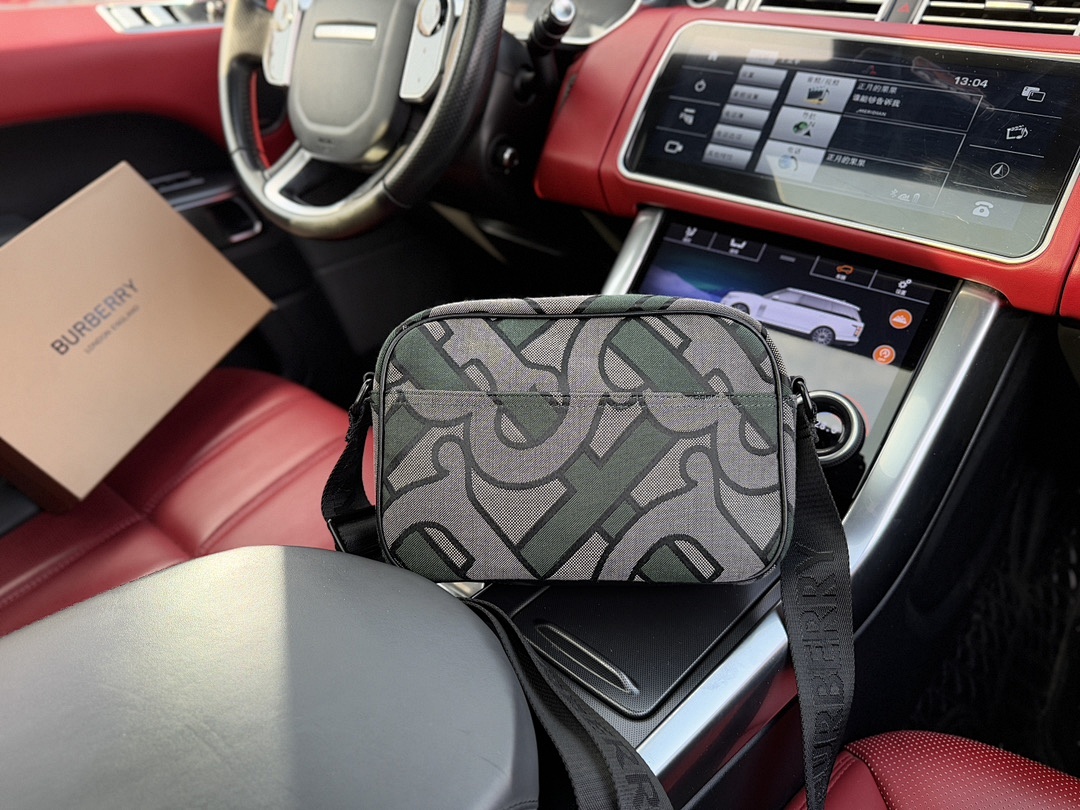 Burberry Check Backpack view