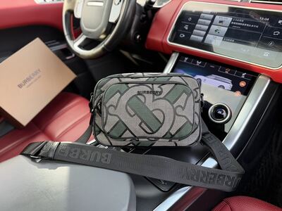 Burberry Check Backpack view 9