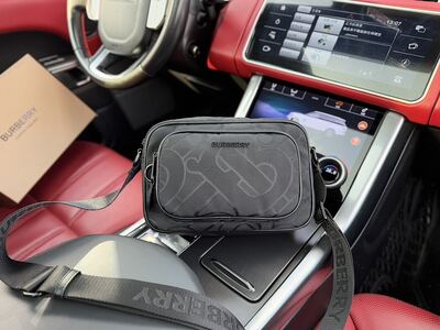 Burberry Check Shoulder Bag view 9