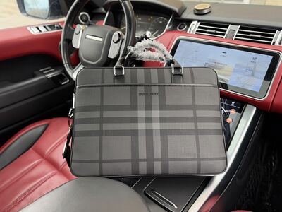 Burberry Striped Crossbody Bag view 9