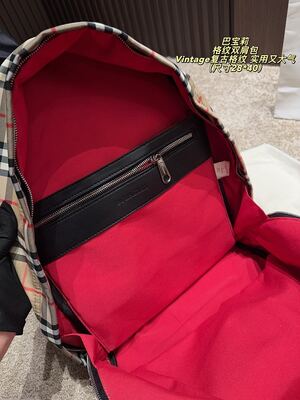 Burberry Check Backpack view 2